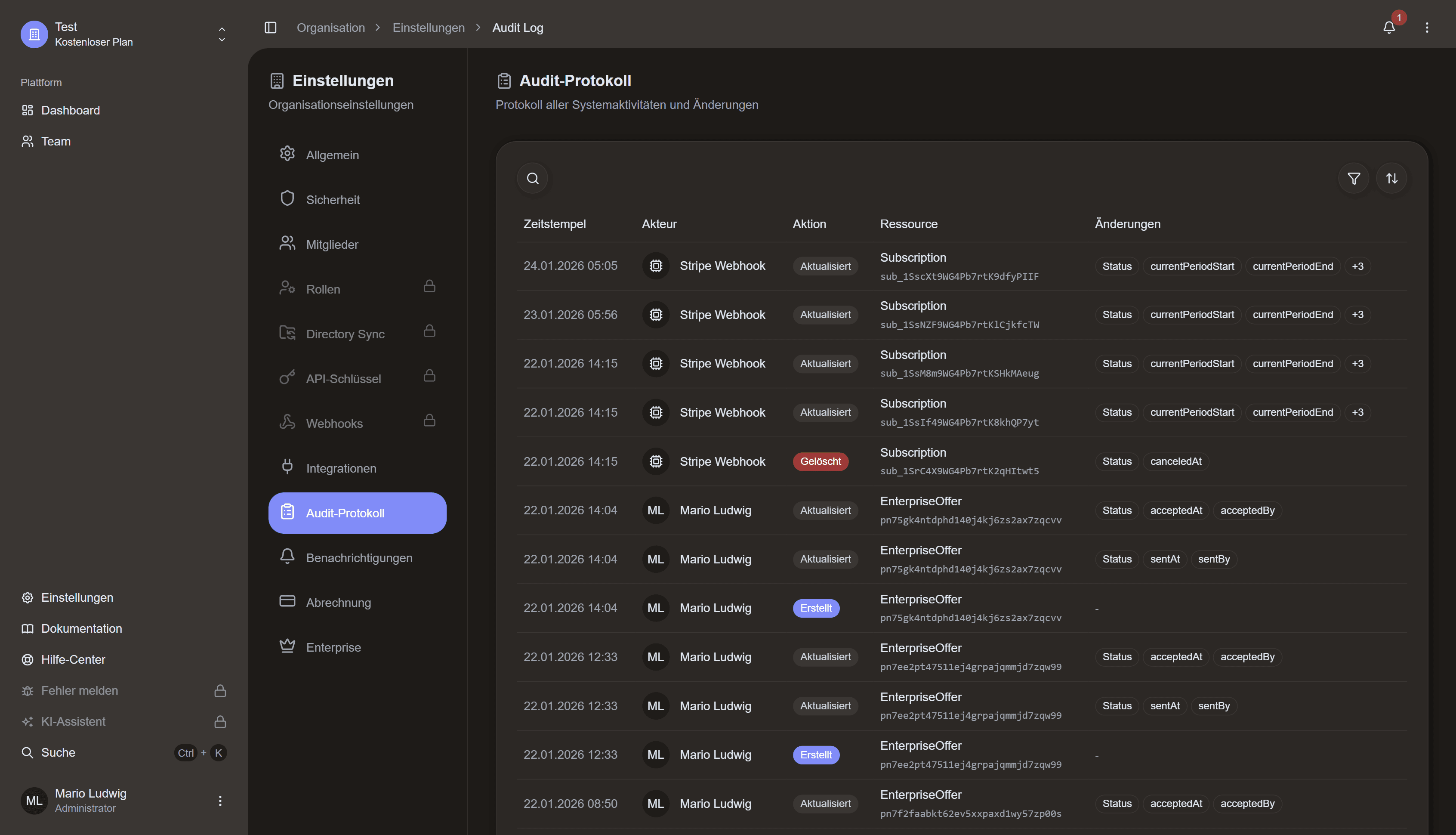 Dashboard Preview